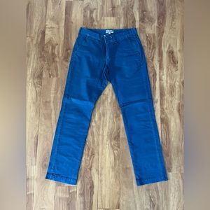 Express Chinos Navy Blue